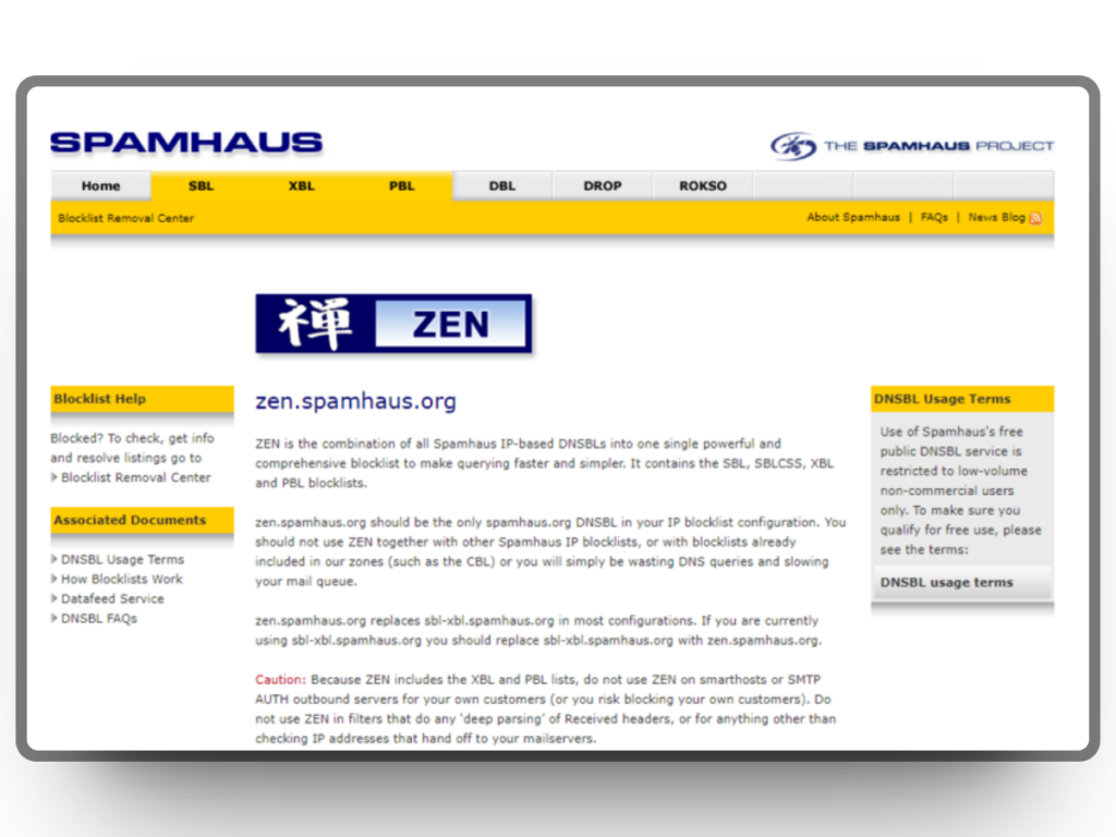 Spamhaus Zen: Cómo eliminar tu IP de la lista negra en 2026 1 Spamhaus_ZEN