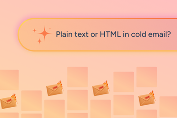 Plain text or HTML in cold email?