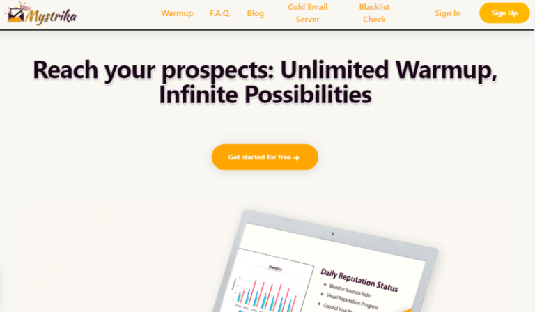 Warmy vs. Mystrika: Comparing Leading Email Warm-up Solutions 2 Mystrika