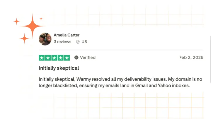 Warmy review on Trustpilot