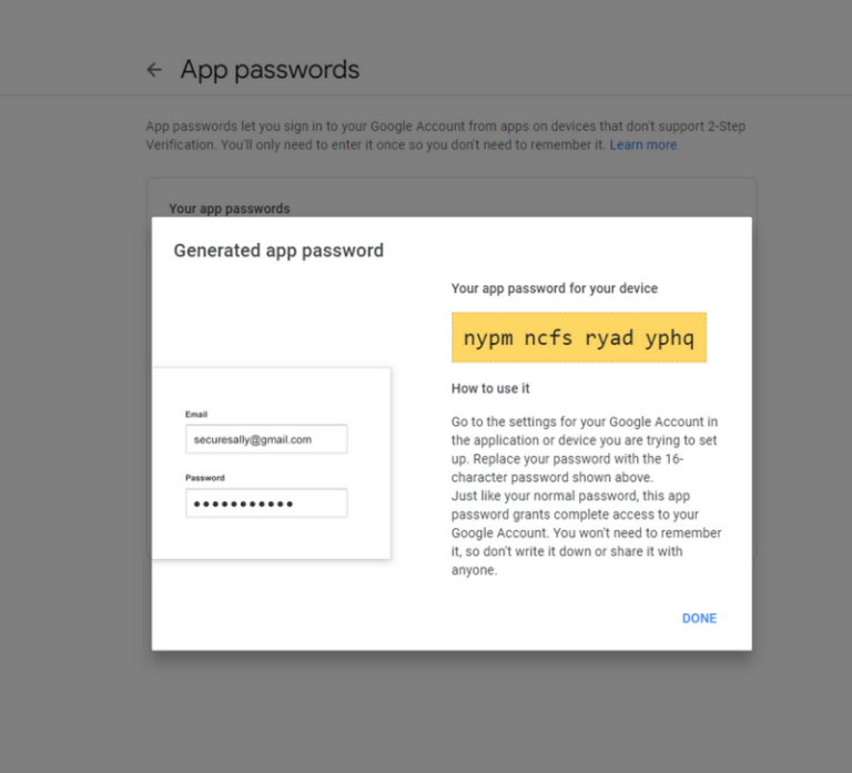 How to configure Gmail? Step by Step guide 1 generate_an_App_password
