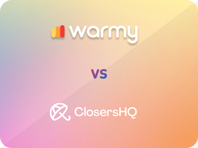 Warmy vs. ClosersHQ: Evaluating the Best Alternative in Email Warmup Solutions 27 ClosersHQ
