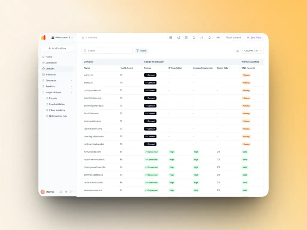 Connect Domains