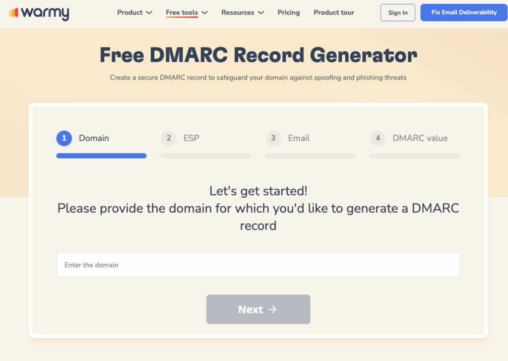 The Importance of a Domain in Cold Email Marketing 1 DMARK generator
