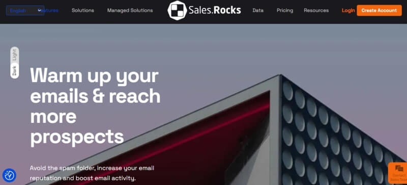 Sales Rocks alternative. Warmy vs Sales Rocks 2 Sales_Rocks
