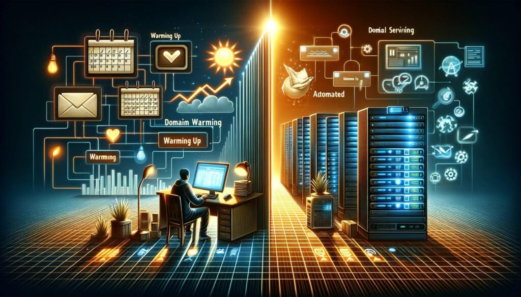 Warming up the domain manually or using special services. 11 warm up a domain