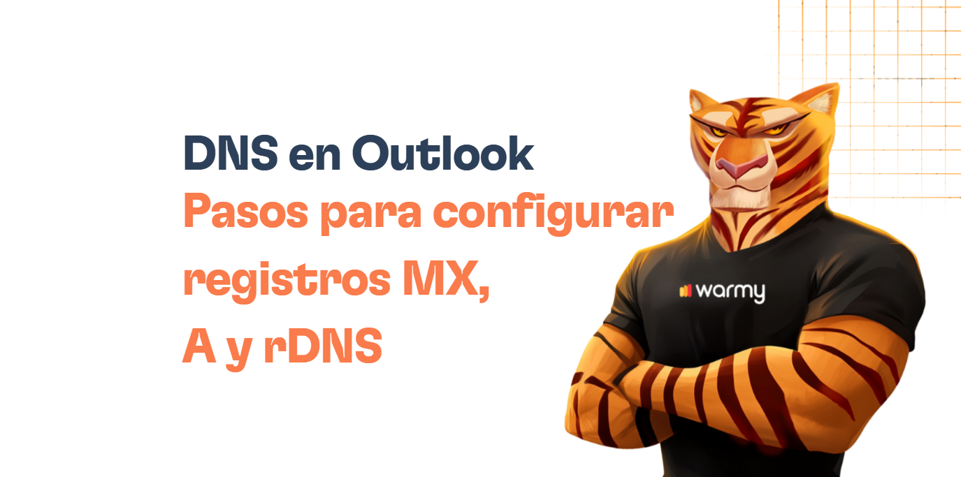 Configuración DNS en Outlook: registros MX, A y rDNS