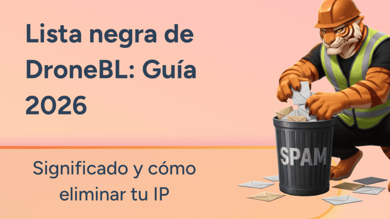 Lista negra de DroneBL: Elimina tu dirección IP de ella