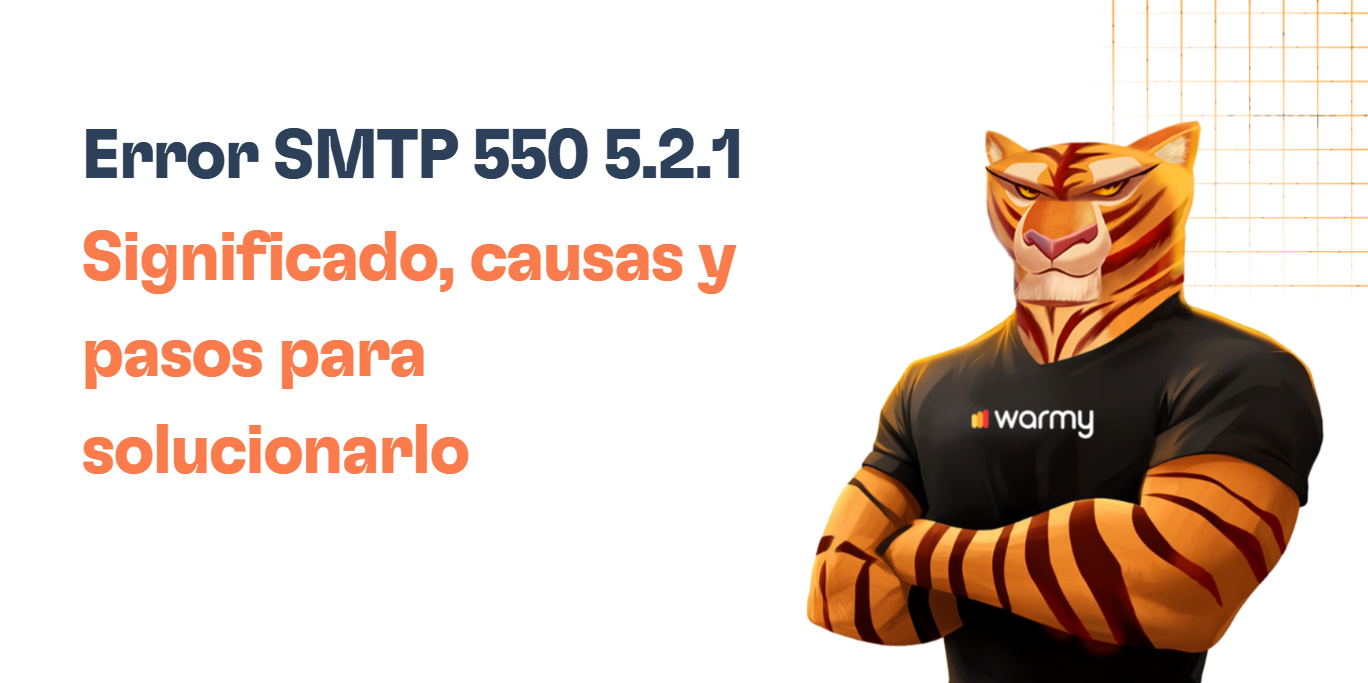 Error SMTP 550 5.2.1: Buzón no disponible: Causas y soluciones