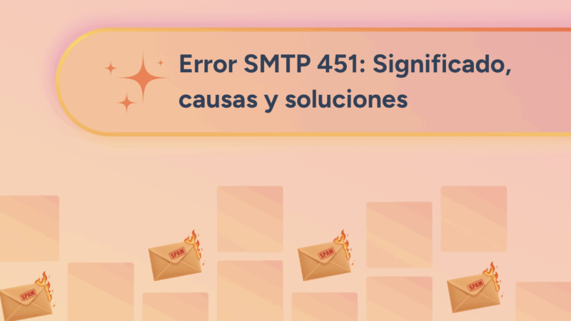 Error SMTP 451 (Problema local temporal): Causas y soluciones