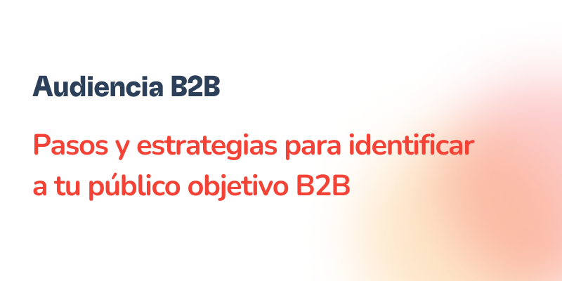 Cómo entender a tu público objetivo B2B: Estrategias de marketing efectivas
