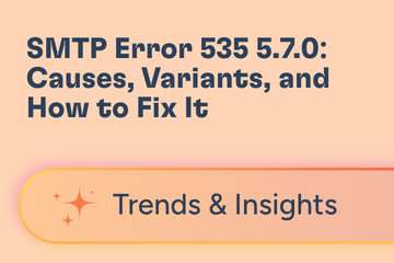 SMTP Error 535 5.7.0: Causes, Variants, and How to Fix It