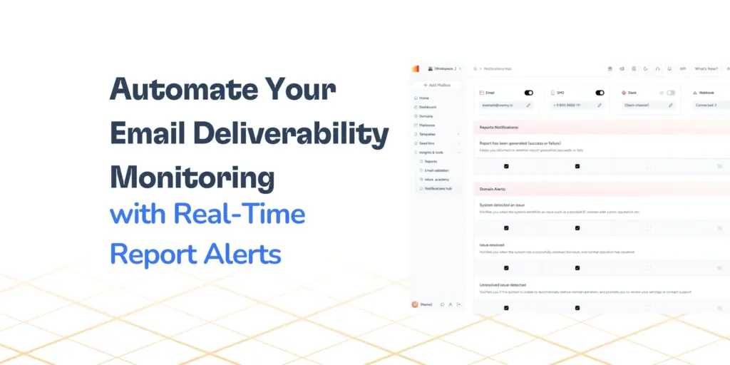 Automate Your Email Deliverability Monitoring with Real-Time Report Alerts