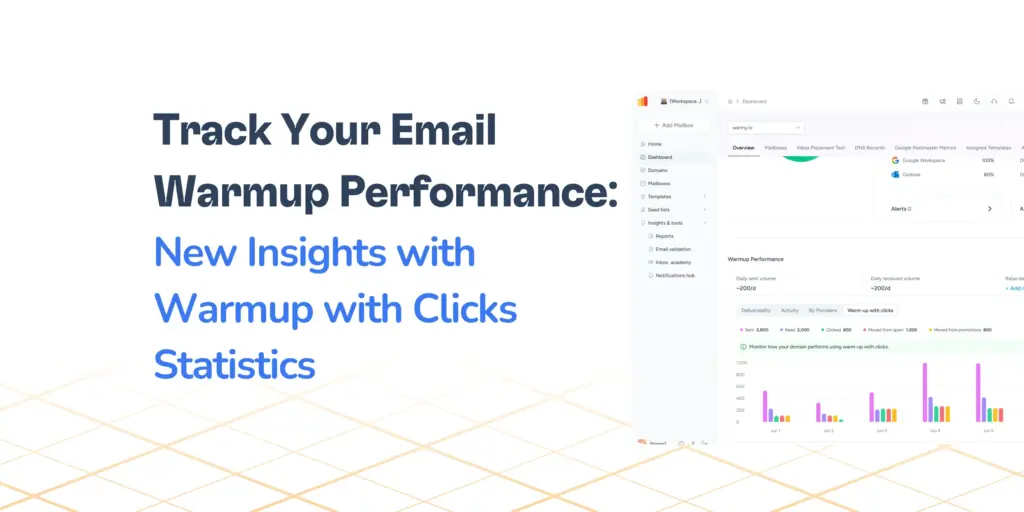 Track Your Email Warmup Performance: New Insights with Warmup with Clicks Statistics