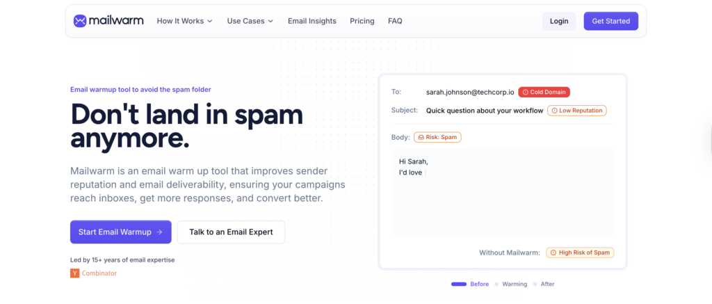 Warmy vs Mailwarm: ¿Cuál es la mejor alternativa en 2026? 1 Captura de pantalla 2026 03 24 a las 1.14.43 p. m
