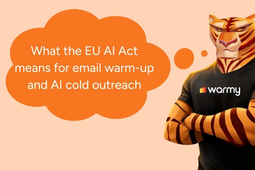 What the EU AI Act means for email warm-up and AI cold outreach