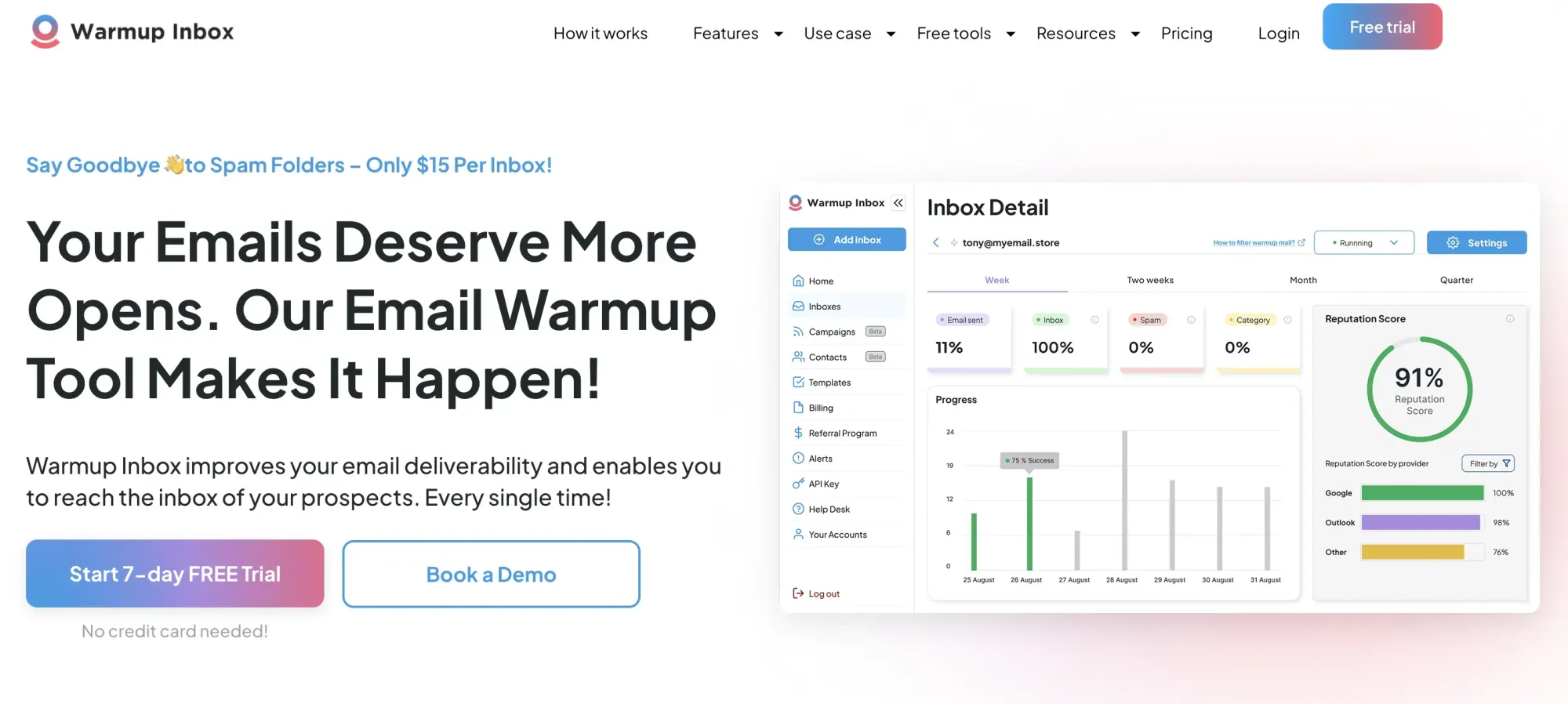 warmup inbox email warmup tool