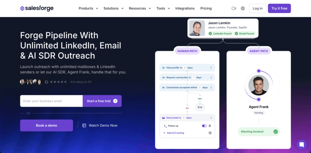 Best Cold Email Software with Built-in Warm-Up: 8 Tools Compared 7 Salesforge