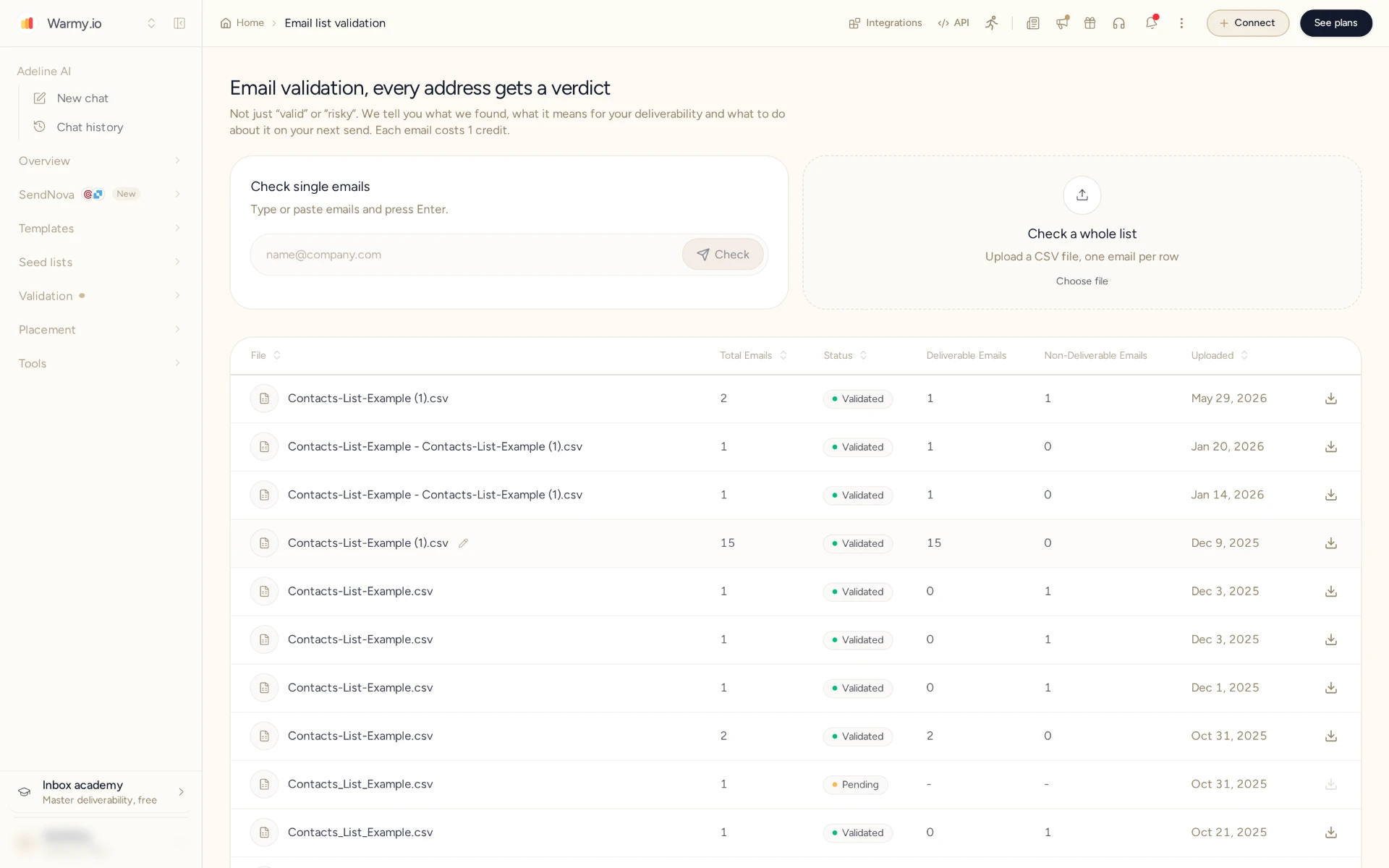 Email Validation