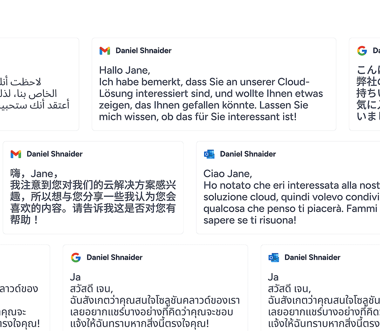 Email warm-up in more than 30 languages